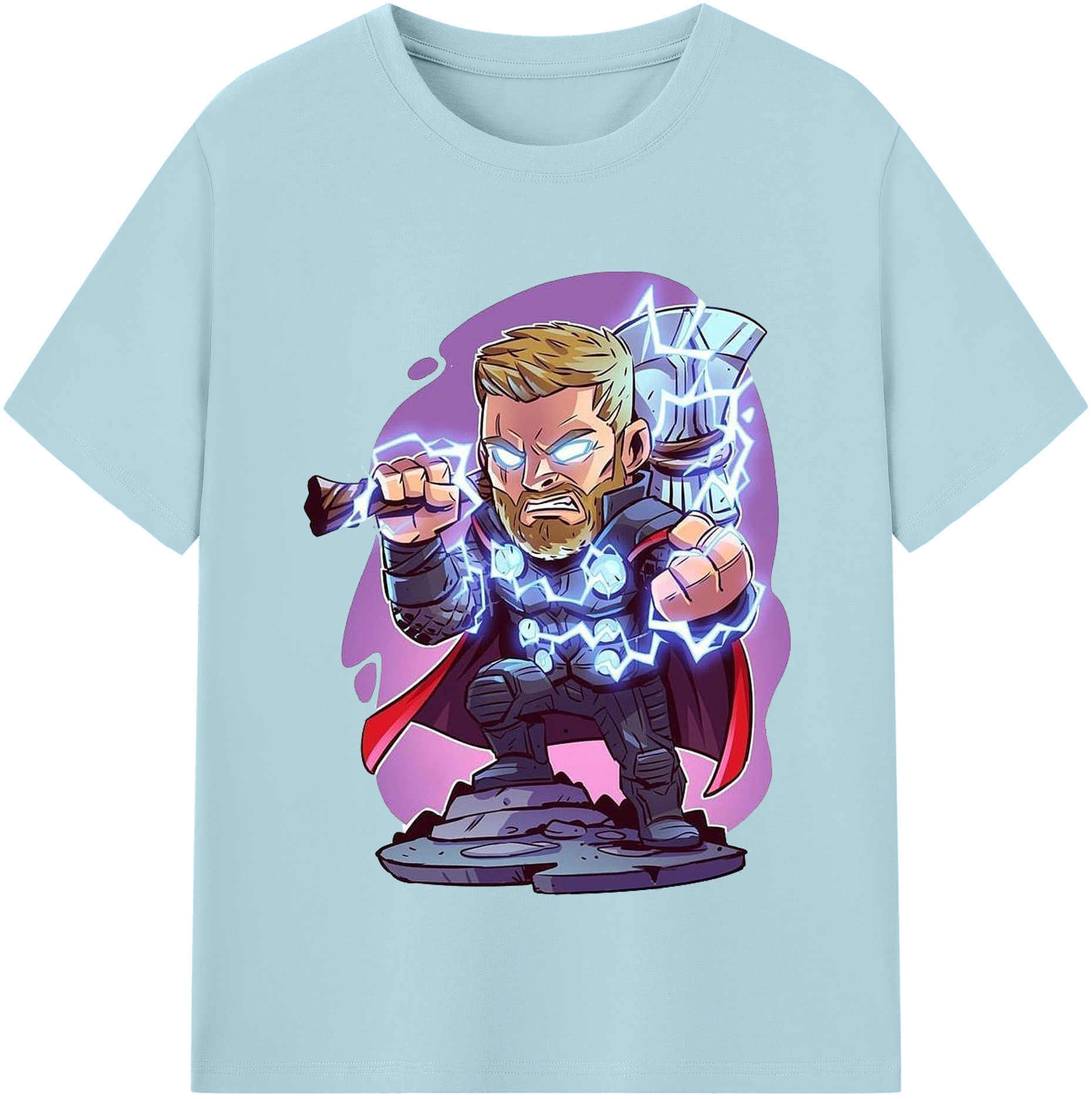 （画像用） アベンジャーズ The Avengers 綿100％半袖Tシャツ（フロントプリント）
